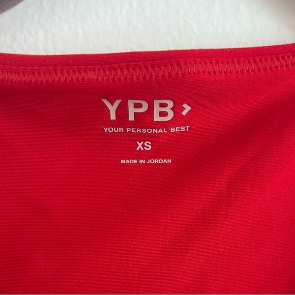 Abercrombie YPB Corset Slim V-Neck Tank Size XS Red - Picture 4 of 5